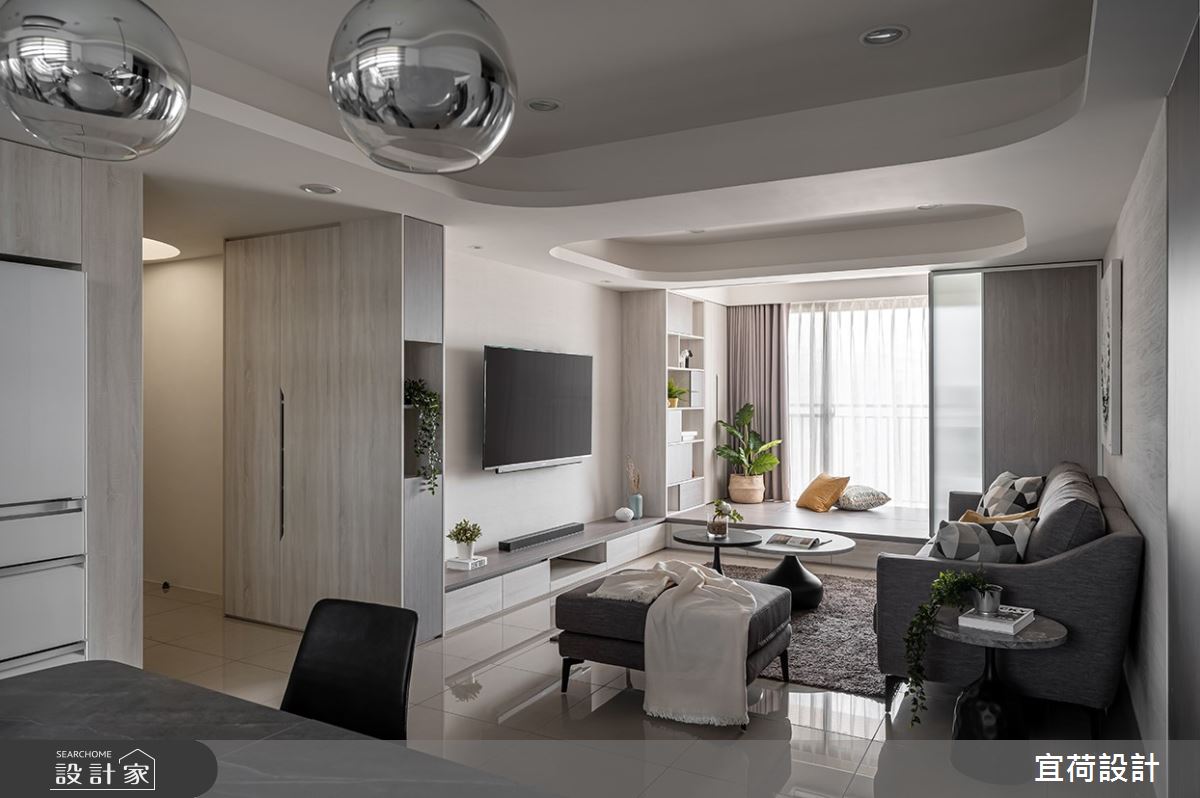 新成屋(5年以下)＿混搭風客廳案例圖片＿宜荷設計＿宜荷_舒活之17