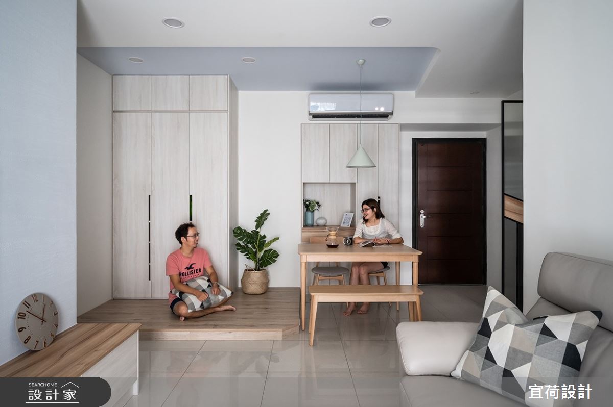 32坪新成屋(5年以下)＿北歐風客廳案例圖片＿宜荷設計＿宜荷_慢活之13