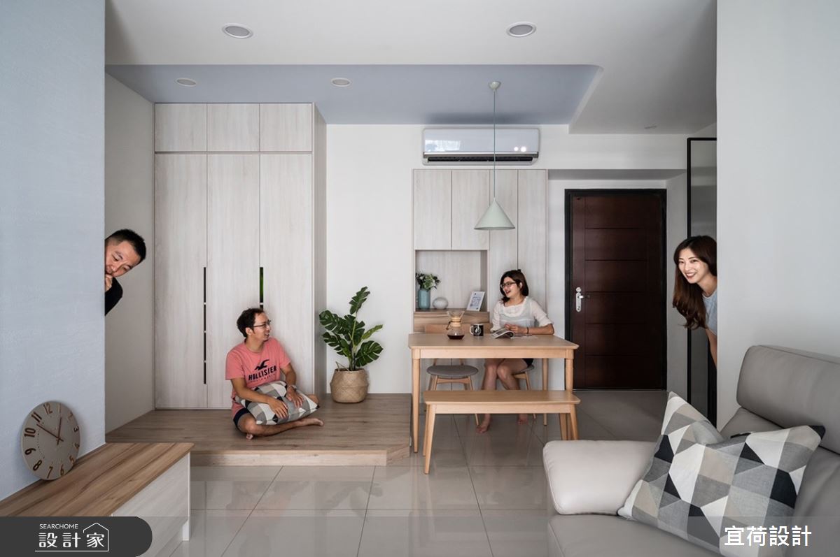 32坪新成屋(5年以下)＿北歐風客廳案例圖片＿宜荷設計＿宜荷_慢活之14