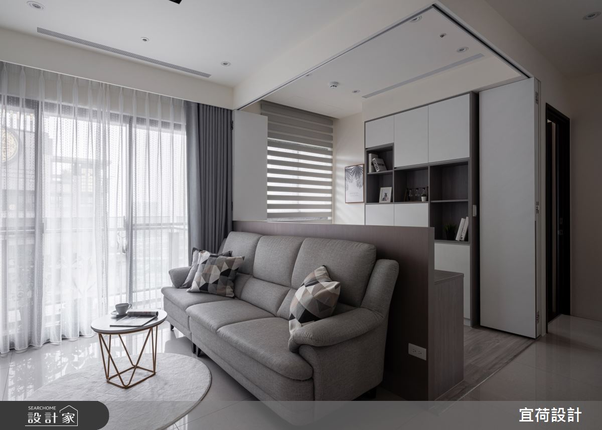 38坪新成屋(5年以下)＿北歐風客廳案例圖片＿宜荷設計＿宜荷_心之所向之11