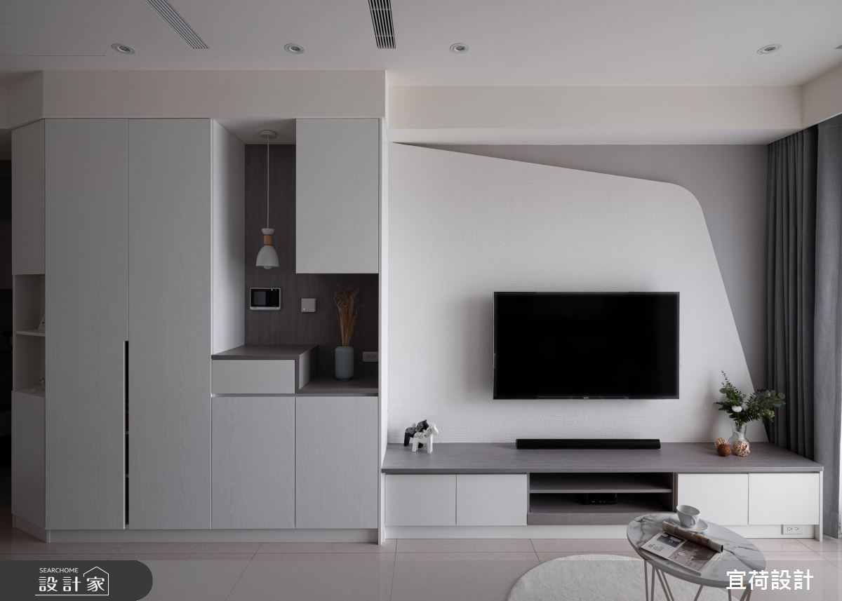 38坪新成屋(5年以下)＿北歐風客廳案例圖片＿宜荷設計＿宜荷_心之所向之17