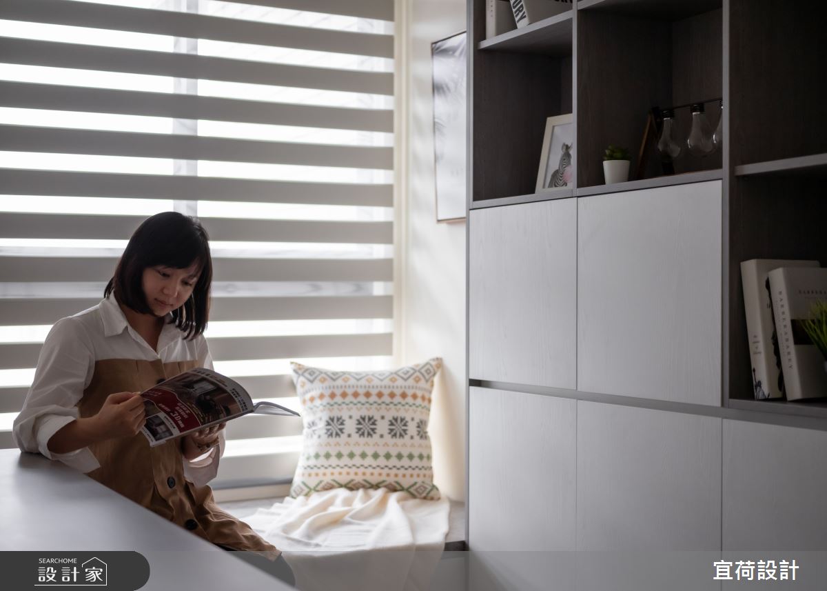 38坪新成屋(5年以下)＿北歐風書房案例圖片＿宜荷設計＿宜荷_心之所向之24