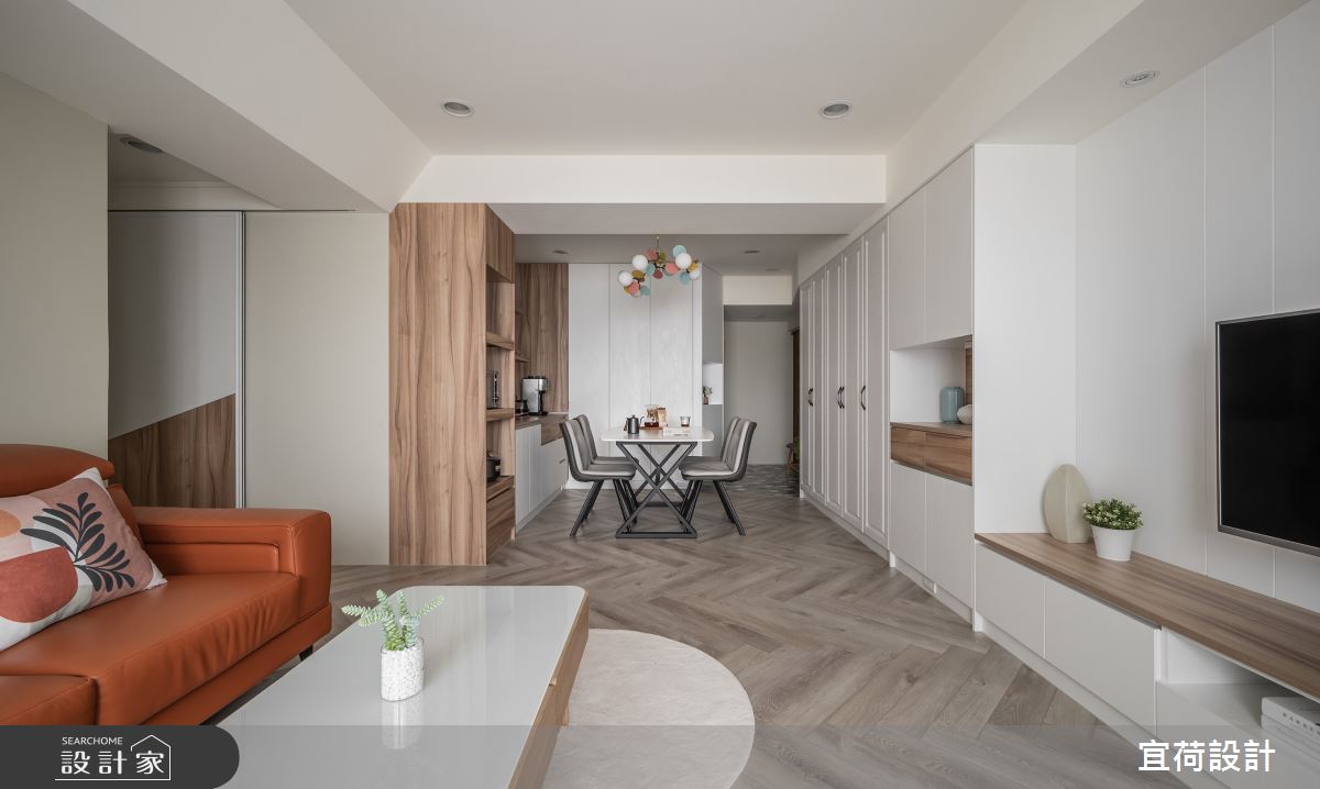 40坪老屋(16~30年)＿混搭風客廳餐廳案例圖片＿宜荷設計＿宜荷_繽紛之10