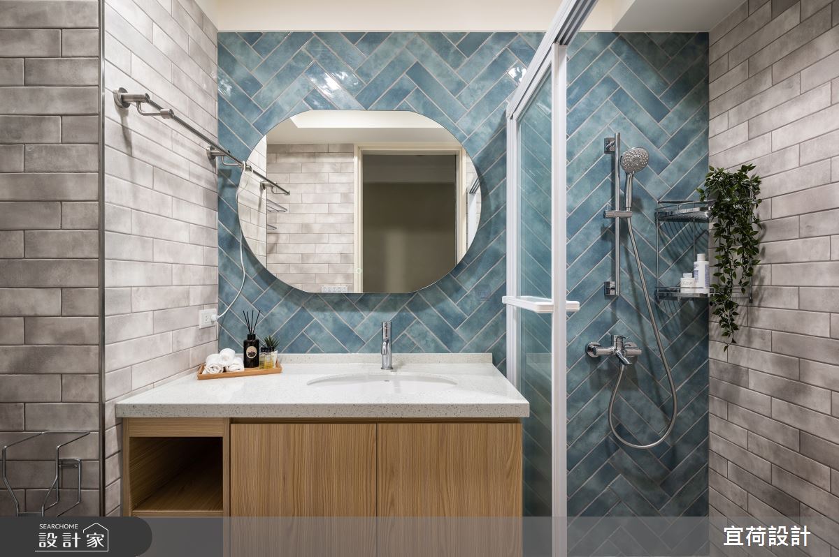 40坪老屋(16~30年)＿混搭風浴室案例圖片＿宜荷設計＿宜荷_繽紛之18