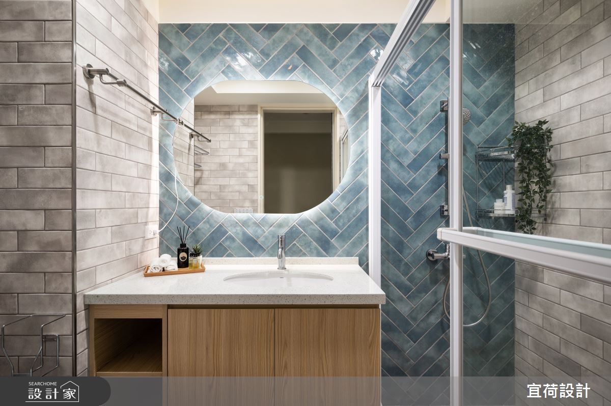 40坪老屋(16~30年)＿混搭風浴室案例圖片＿宜荷設計＿宜荷_繽紛之19
