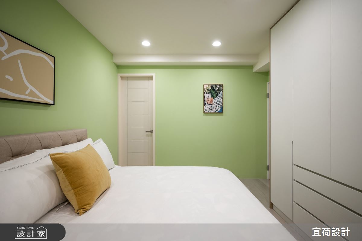 40坪老屋(16~30年)＿混搭風臥室案例圖片＿宜荷設計＿宜荷_繽紛之23