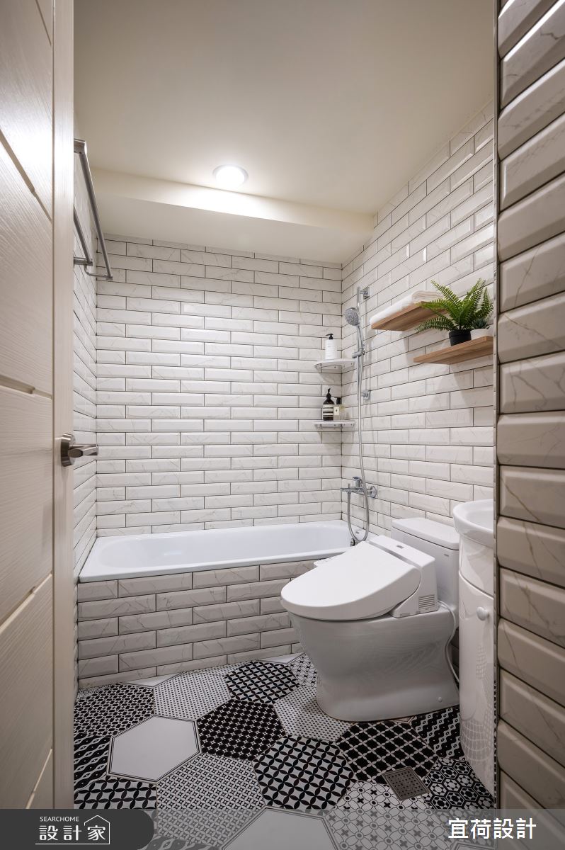 40坪老屋(16~30年)＿混搭風浴室案例圖片＿宜荷設計＿宜荷_繽紛之25