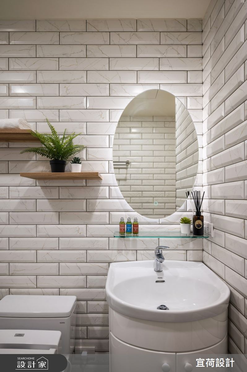 40坪老屋(16~30年)＿混搭風浴室案例圖片＿宜荷設計＿宜荷_繽紛之26