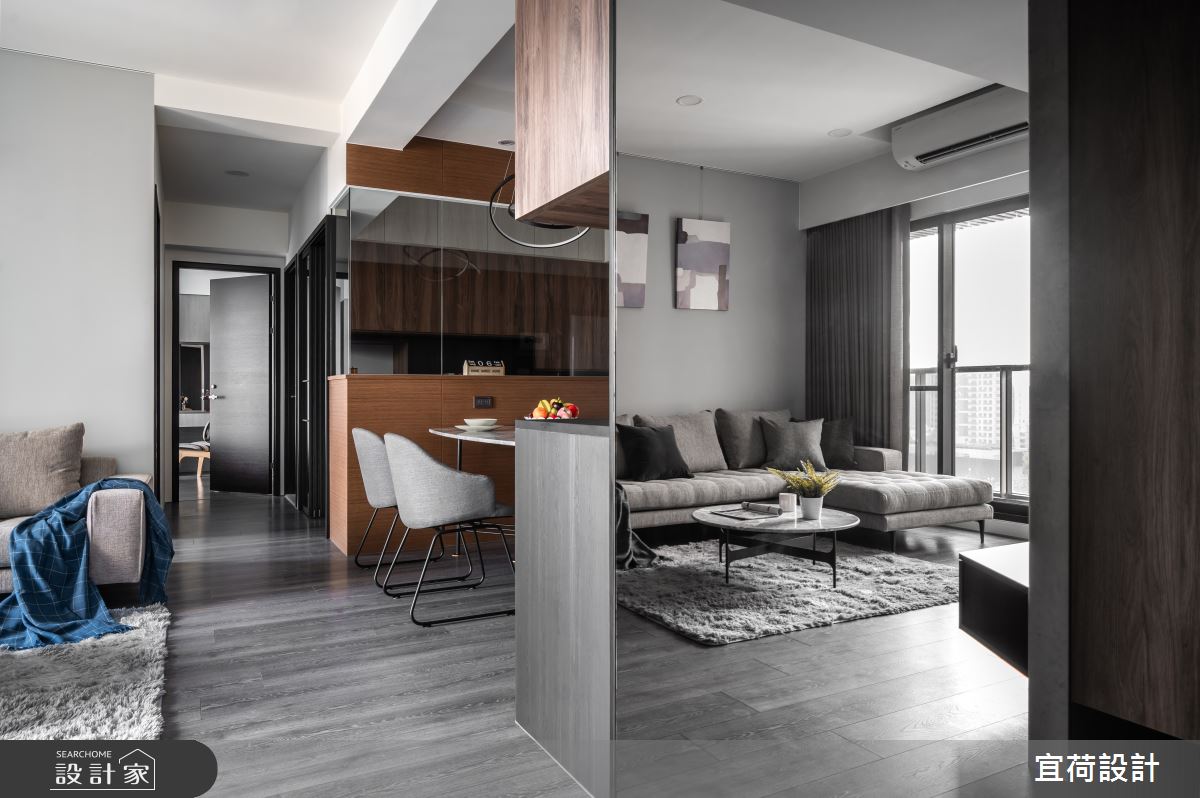 26坪預售屋＿現代風玄關案例圖片＿宜荷設計＿宜荷_倆人之2