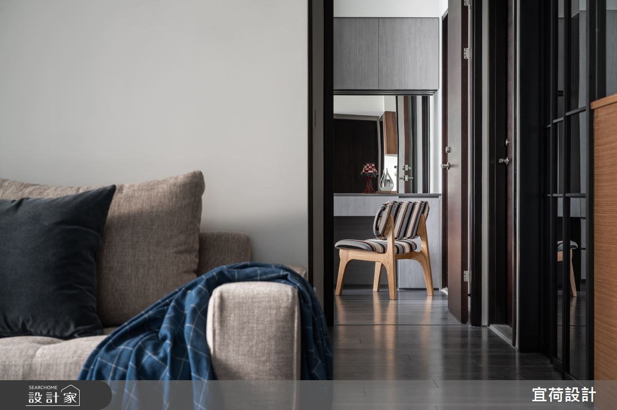 26坪預售屋＿現代風客廳走廊案例圖片＿宜荷設計＿宜荷_倆人之12