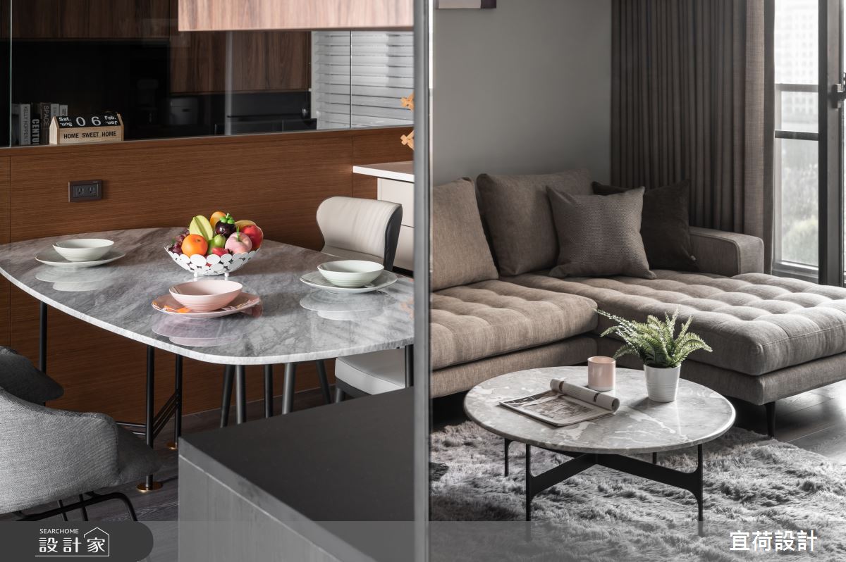 26坪預售屋＿現代風客廳餐廳案例圖片＿宜荷設計＿宜荷_倆人之15