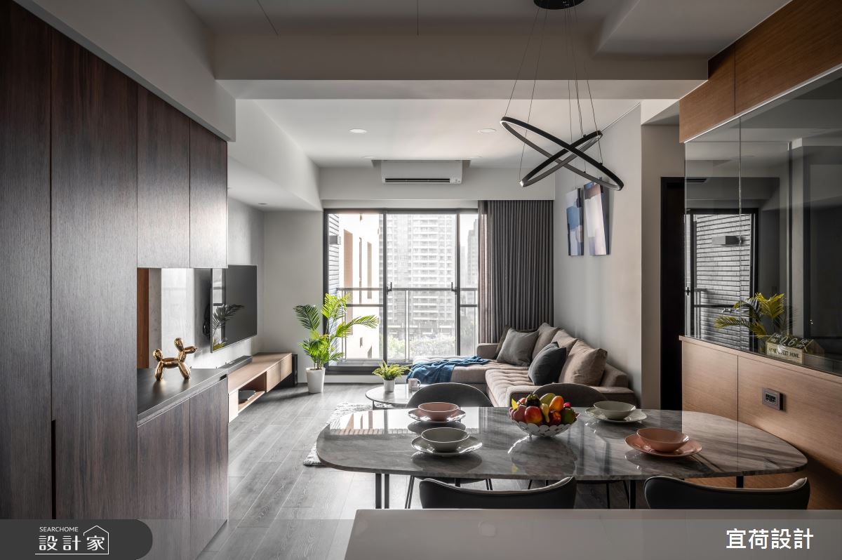 26坪預售屋＿現代風客廳餐廳案例圖片＿宜荷設計＿宜荷_倆人之16