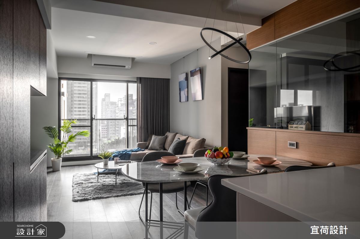 26坪預售屋＿現代風客廳餐廳案例圖片＿宜荷設計＿宜荷_倆人之17