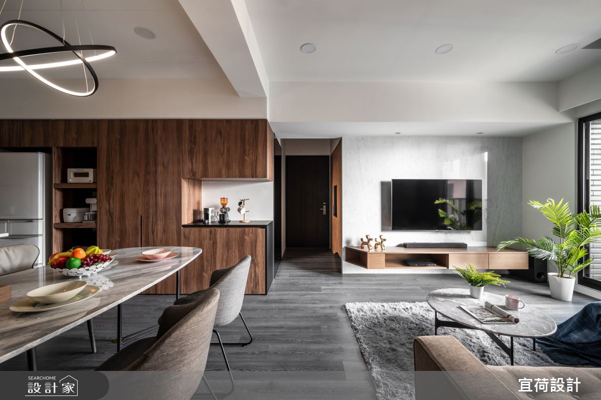 26坪預售屋＿現代風玄關客廳餐廳案例圖片＿宜荷設計＿宜荷_倆人之13