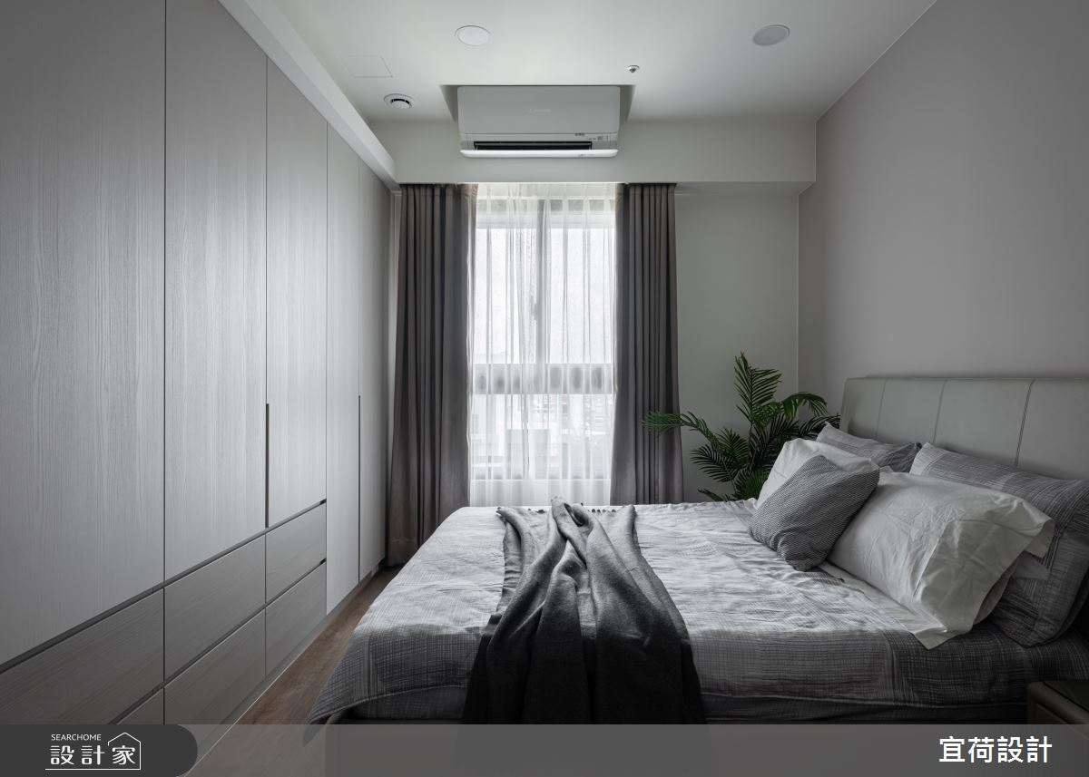 28坪預售屋＿北歐風臥室案例圖片＿宜荷設計＿宜荷_聚之12