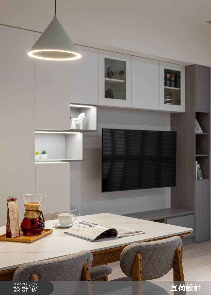 17坪預售屋＿北歐風客廳餐廳案例圖片＿宜荷設計＿宜荷_恬靜之9