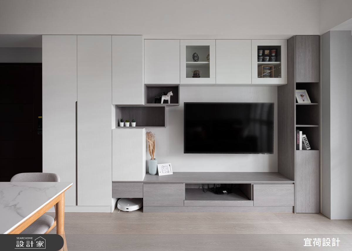 17坪預售屋＿北歐風客廳案例圖片＿宜荷設計＿宜荷_恬靜之8
