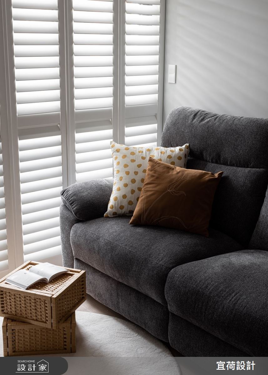 17坪預售屋＿北歐風客廳案例圖片＿宜荷設計＿宜荷_恬靜之13