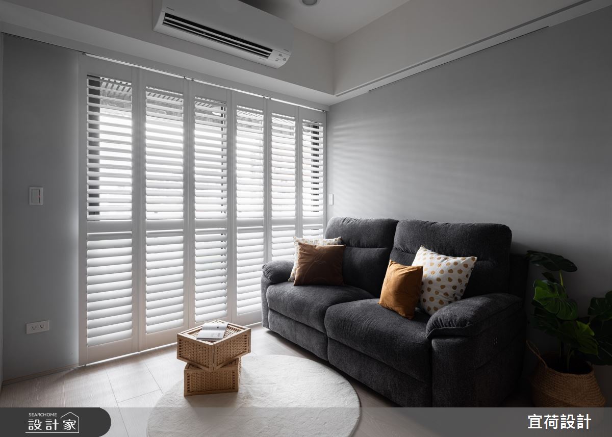 17坪預售屋＿北歐風客廳案例圖片＿宜荷設計＿宜荷_恬靜之12