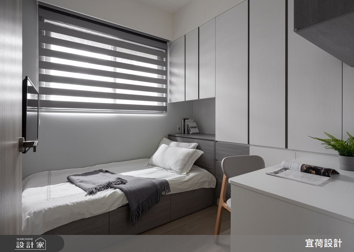 17坪預售屋＿北歐風臥室案例圖片＿宜荷設計＿宜荷_恬靜之16