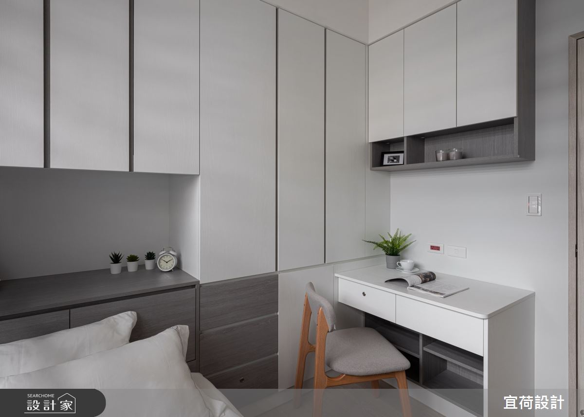 17坪預售屋＿北歐風臥室案例圖片＿宜荷設計＿宜荷_恬靜之18