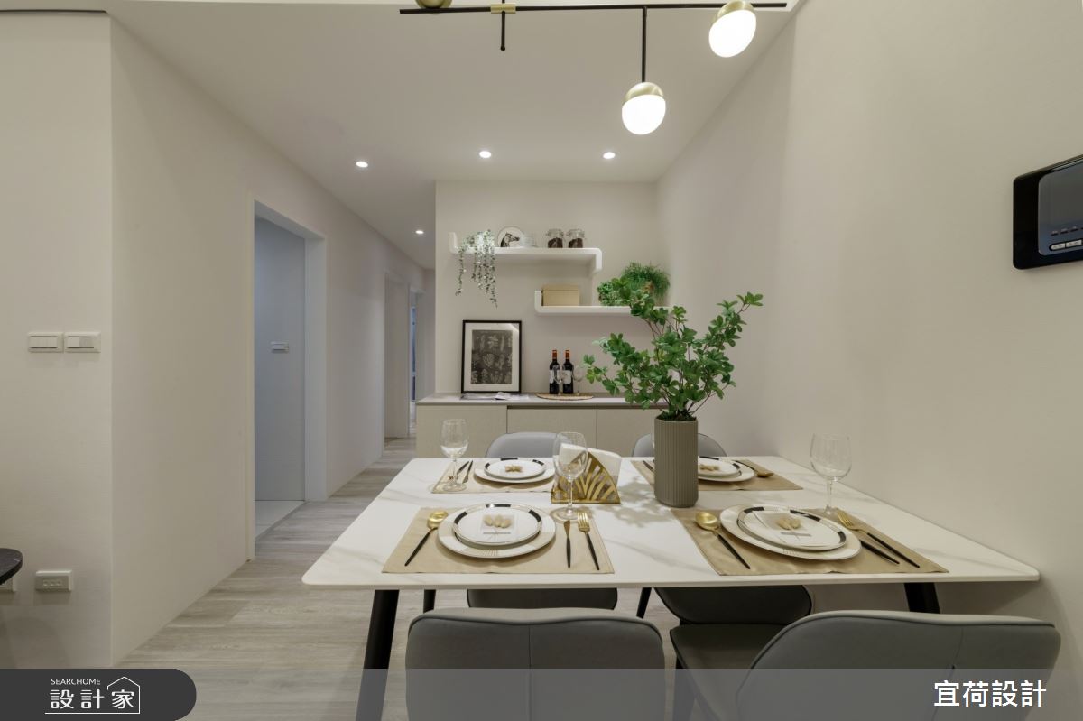 36坪新成屋(5年以下)＿現代風餐廳案例圖片＿宜荷設計＿宜荷_雅緻之8