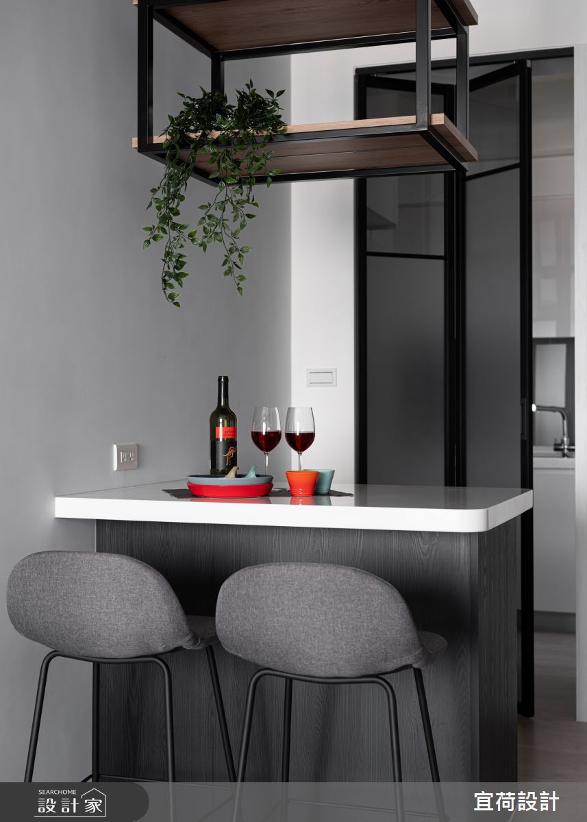 新成屋(5年以下)＿現代風餐廳吧檯案例圖片＿宜荷設計＿宜荷_契合之8