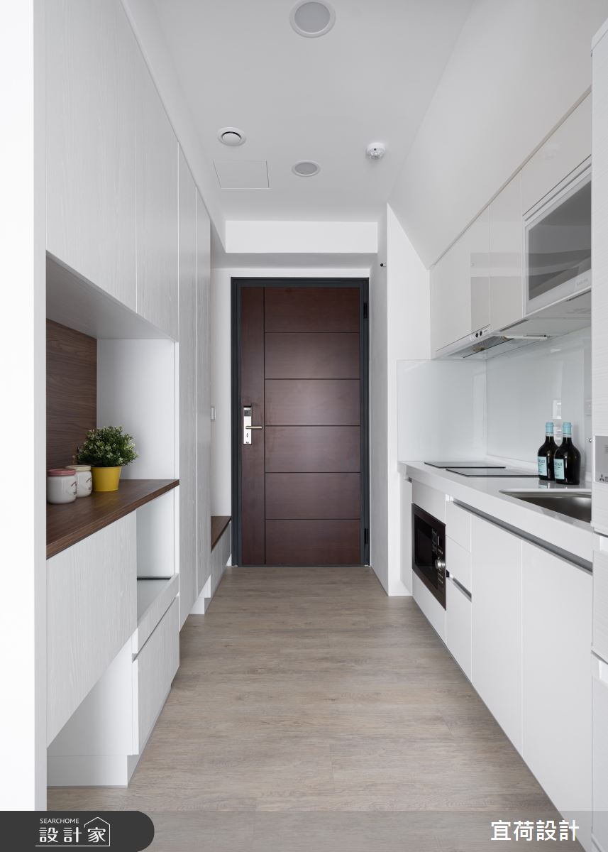 16坪新成屋(5年以下)＿北歐風玄關廚房案例圖片＿宜荷設計＿宜荷_日和之1