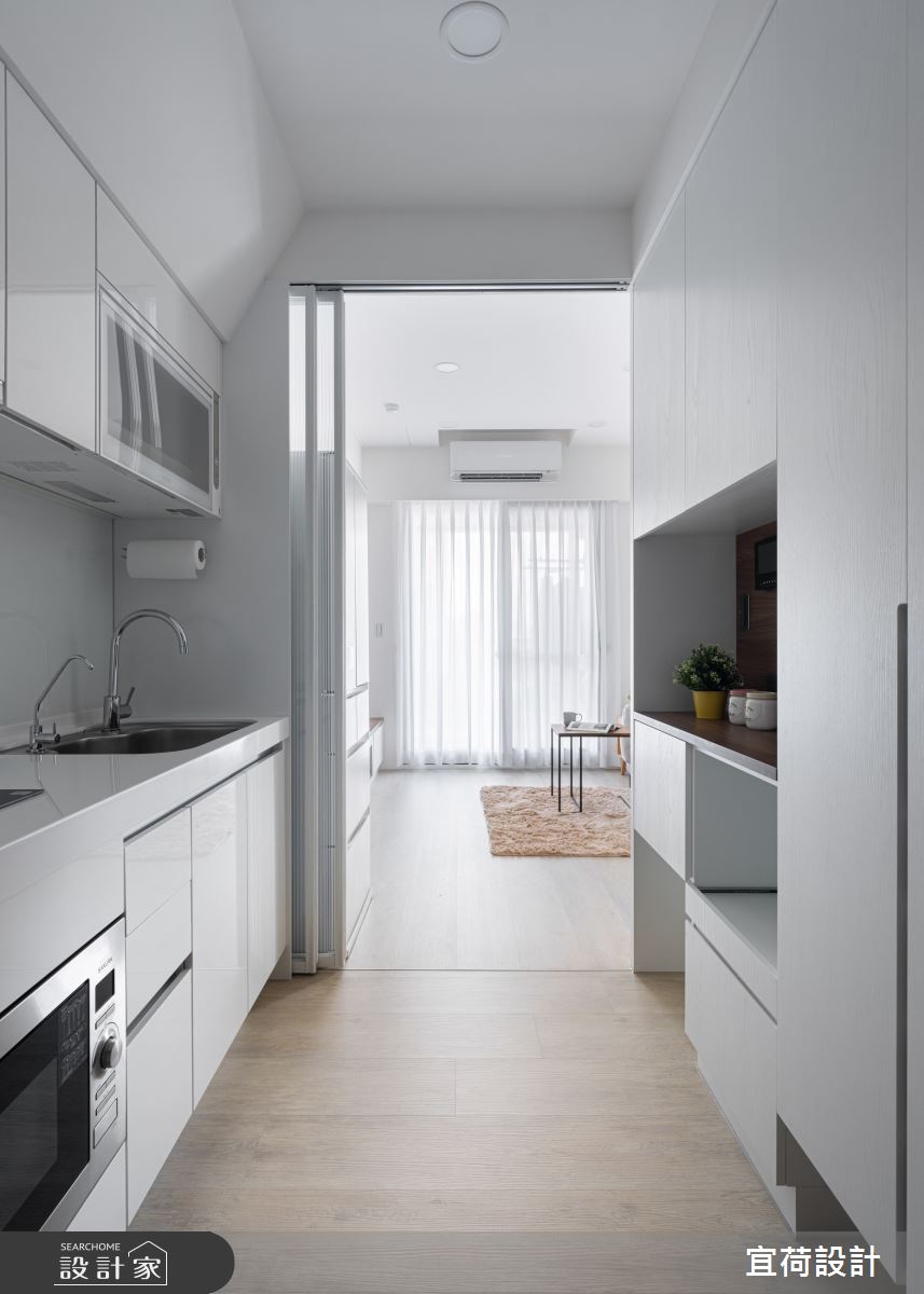 16坪新成屋(5年以下)＿北歐風玄關廚房案例圖片＿宜荷設計＿宜荷_日和之3