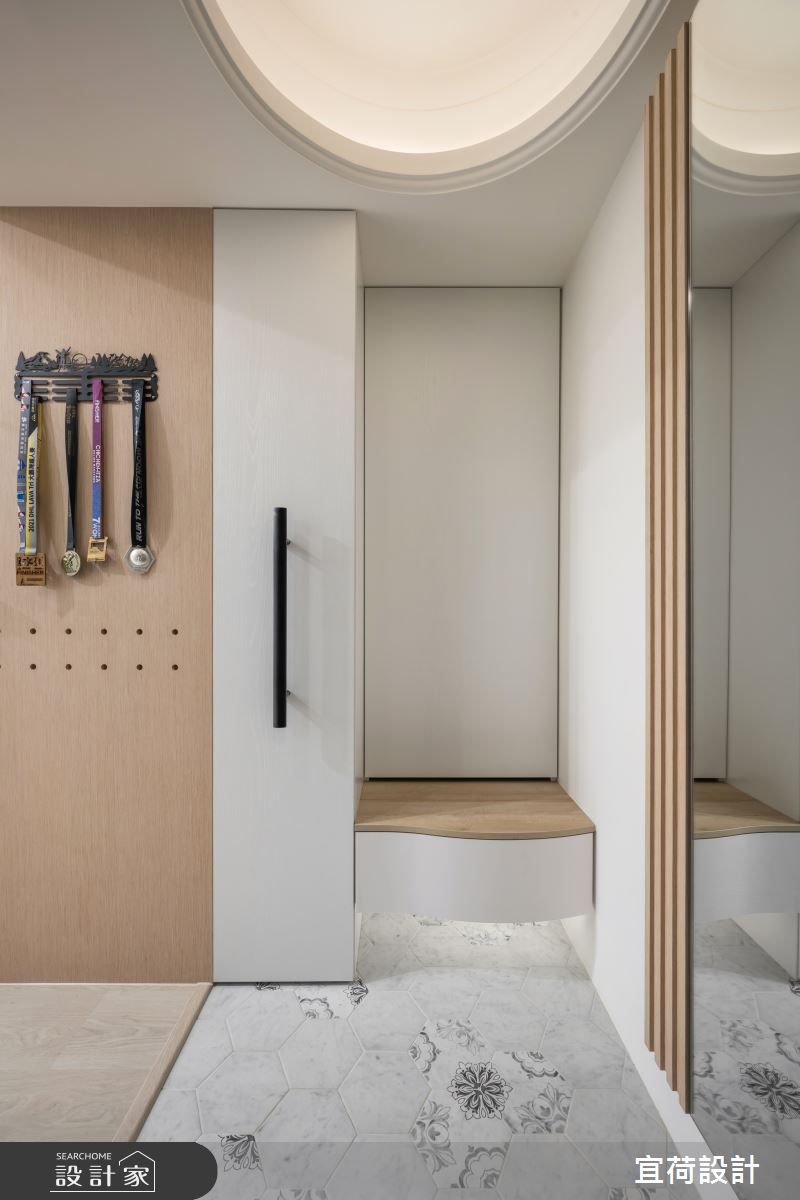 36坪新成屋(5年以下)＿人文禪風玄關案例圖片＿宜荷設計＿宜荷_日光沐沐之2