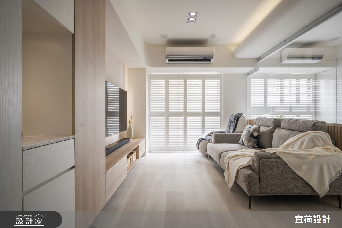 36坪新成屋(5年以下)＿人文禪風客廳案例圖片＿宜荷設計＿宜荷_日光沐沐之9