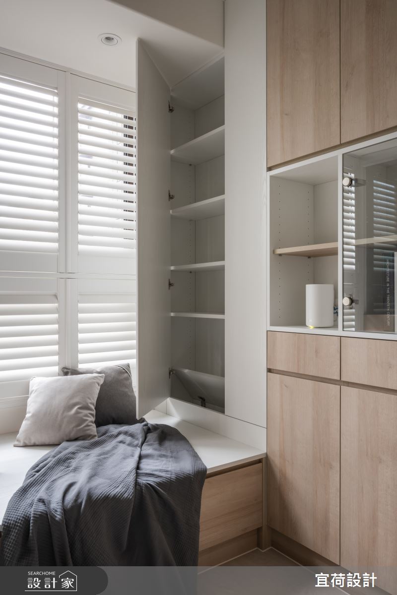 36坪新成屋(5年以下)＿人文禪風書房臥榻案例圖片＿宜荷設計＿宜荷_日光沐沐之23