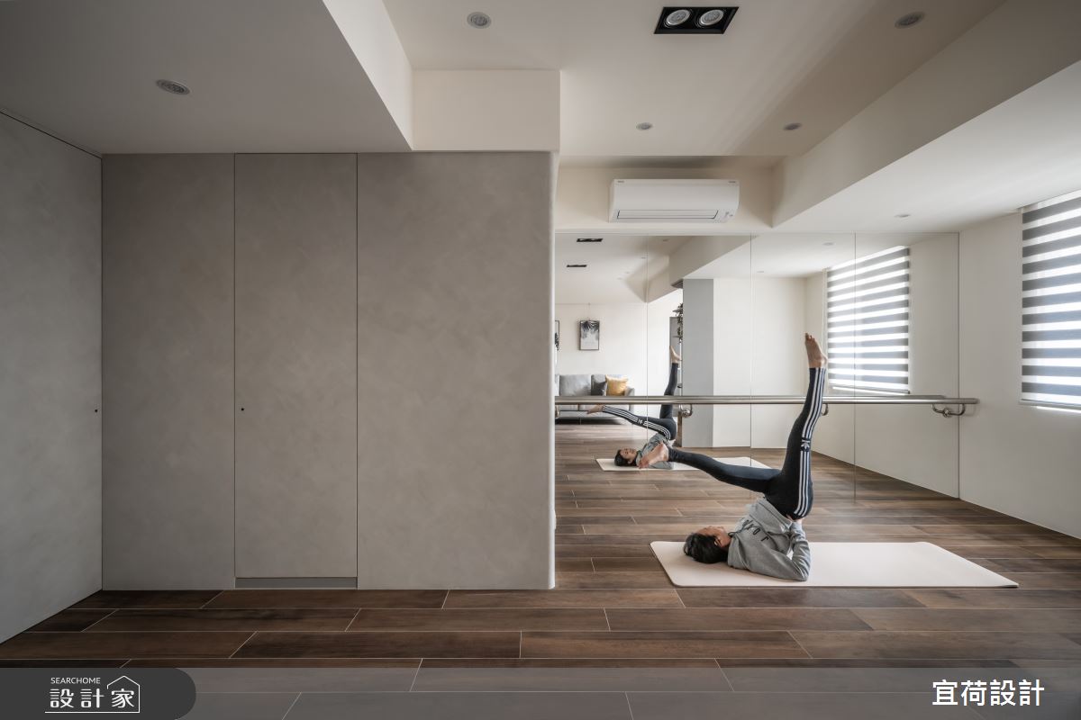 32坪老屋(31~40年)＿侘寂風家庭健身房案例圖片＿宜荷設計＿宜荷_om之9