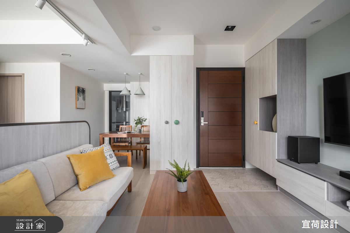 39坪預售屋＿北歐風玄關客廳餐廳案例圖片＿宜荷設計＿宜荷_生活˙趣之1