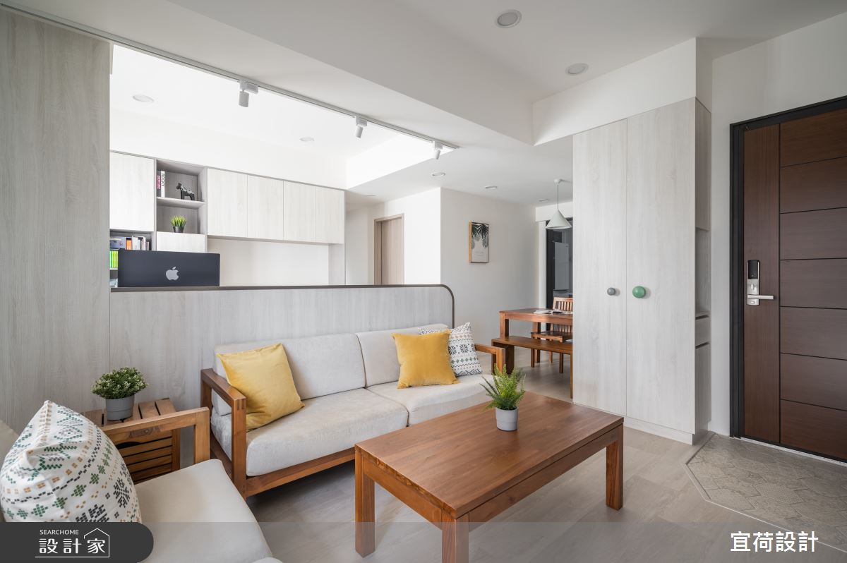 39坪預售屋＿北歐風玄關客廳案例圖片＿宜荷設計＿宜荷_生活˙趣之2