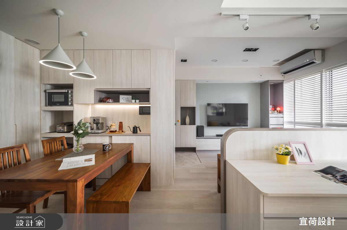 39坪預售屋＿北歐風客廳餐廳書房案例圖片＿宜荷設計＿宜荷_生活˙趣之7