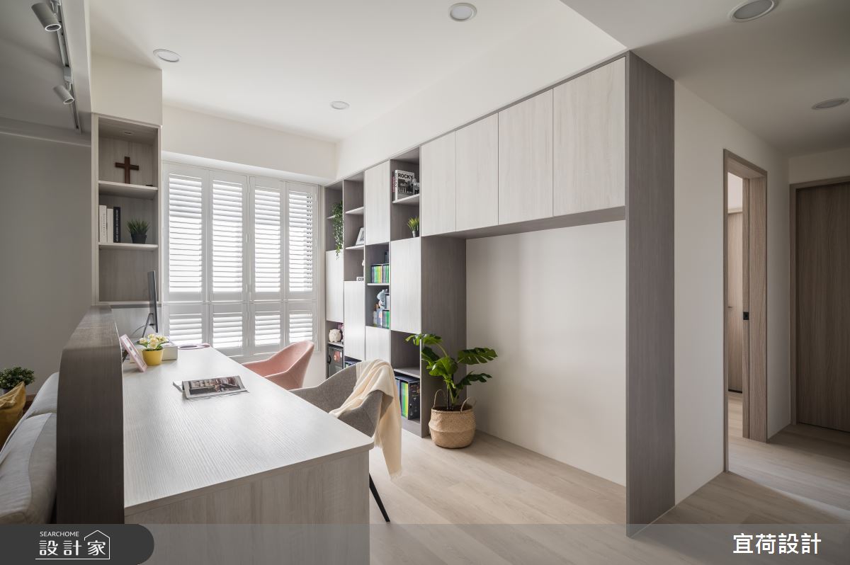 39坪預售屋＿北歐風書房工作區案例圖片＿宜荷設計＿宜荷_生活˙趣之11