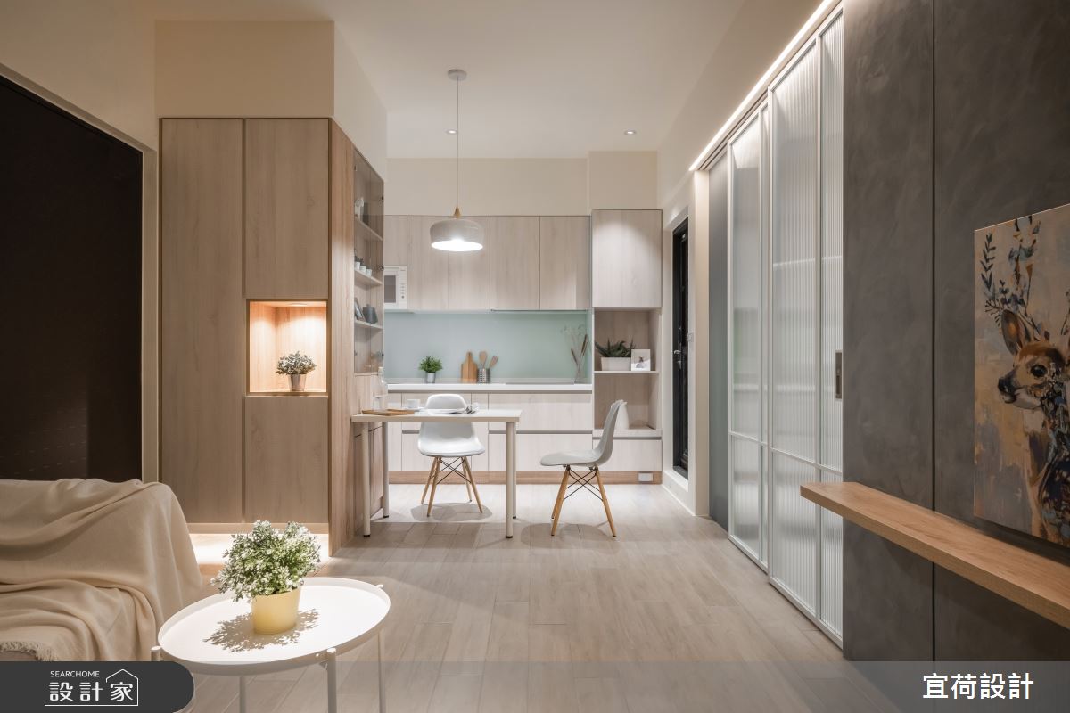 預售屋＿北歐風玄關客廳餐廳廚房案例圖片＿宜荷設計＿宜荷_Hygge之7