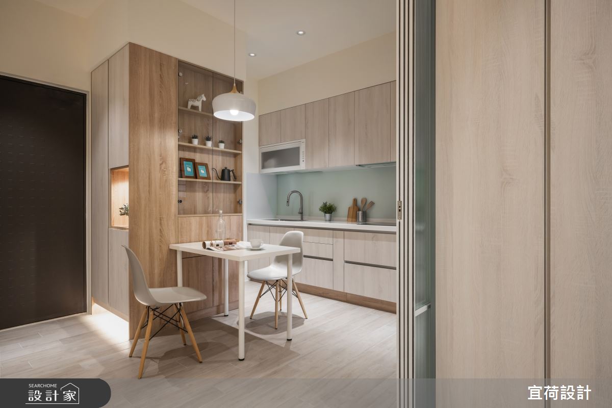 預售屋＿北歐風玄關餐廳廚房案例圖片＿宜荷設計＿宜荷_Hygge之10