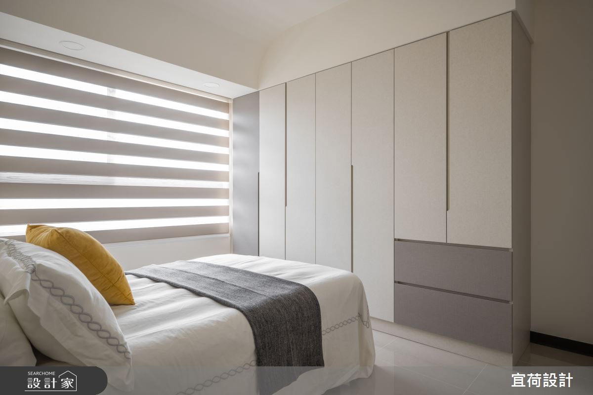 48坪新成屋(5年以下)＿輕美式北歐風臥室案例圖片＿宜荷設計＿宜荷_和煦之18