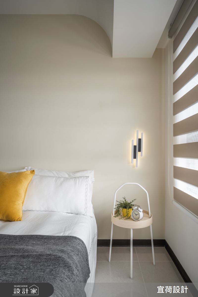 48坪新成屋(5年以下)＿輕美式北歐風臥室案例圖片＿宜荷設計＿宜荷_和煦之19