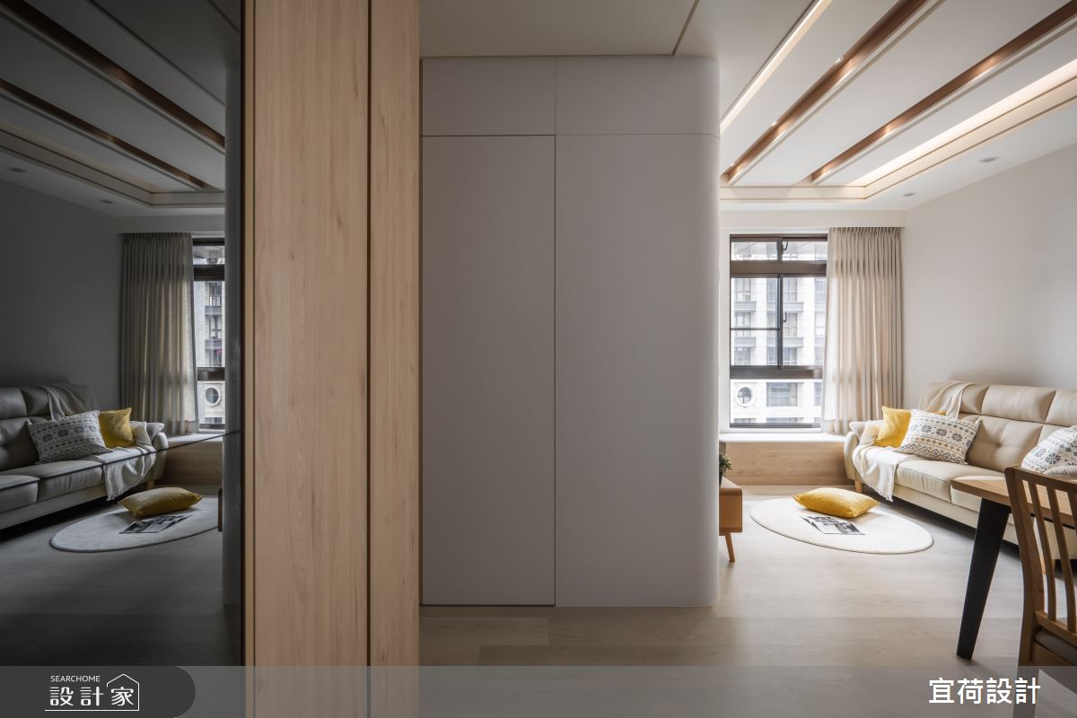 中古屋(5~15年)＿北歐風玄關案例圖片＿宜荷設計＿宜荷_隅之1