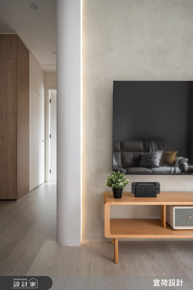 中古屋(5~15年)＿北歐風客廳案例圖片＿宜荷設計＿宜荷_隅之9