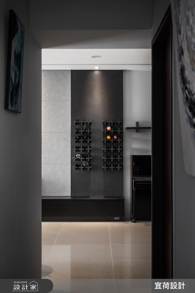 35坪新成屋(5年以下)＿現代風客廳案例圖片＿宜荷設計＿宜荷_靜謐之5