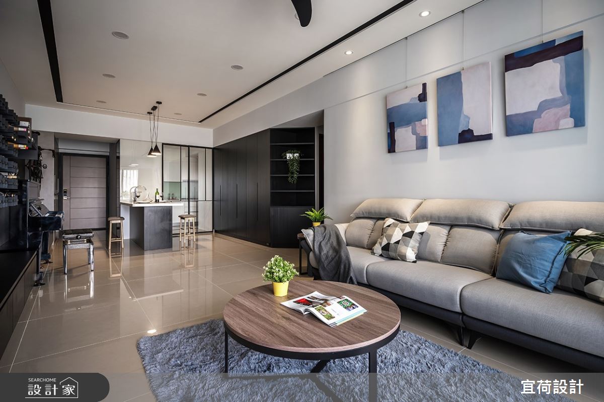 35坪新成屋(5年以下)＿現代風客廳餐廳案例圖片＿宜荷設計＿宜荷_靜謐之16