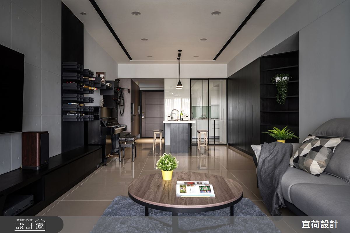 35坪新成屋(5年以下)＿現代風客廳餐廳案例圖片＿宜荷設計＿宜荷_靜謐之17