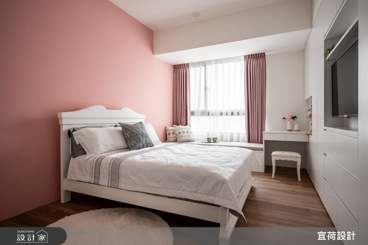 35坪新成屋(5年以下)＿現代風臥室臥榻案例圖片＿宜荷設計＿宜荷_靜謐之26
