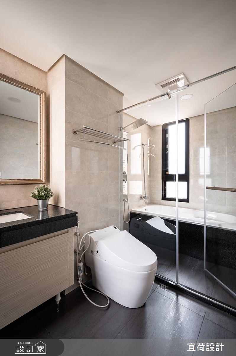 35坪新成屋(5年以下)＿現代風浴室案例圖片＿宜荷設計＿宜荷_靜謐之29