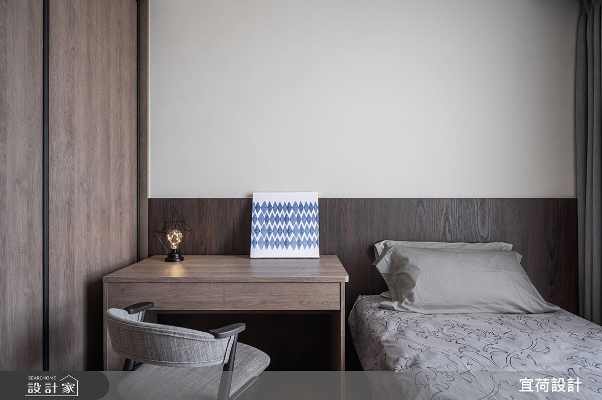 35坪新成屋(5年以下)＿現代風客房案例圖片＿宜荷設計＿宜荷_靜謐之35