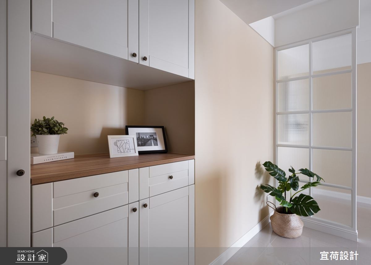 45坪新成屋(5年以下)＿鄉村風玄關案例圖片＿宜荷設計＿宜荷_春漾之2